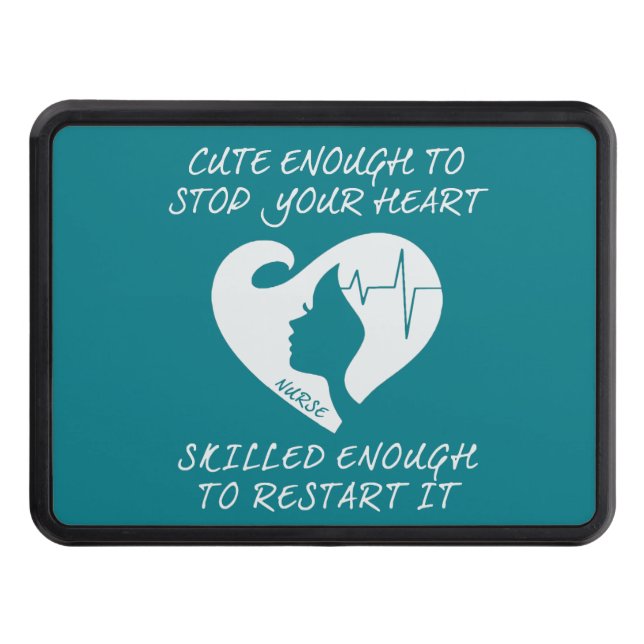 Cubierta Para Remolque La enfermera linda elimina su respiración (Anverso)