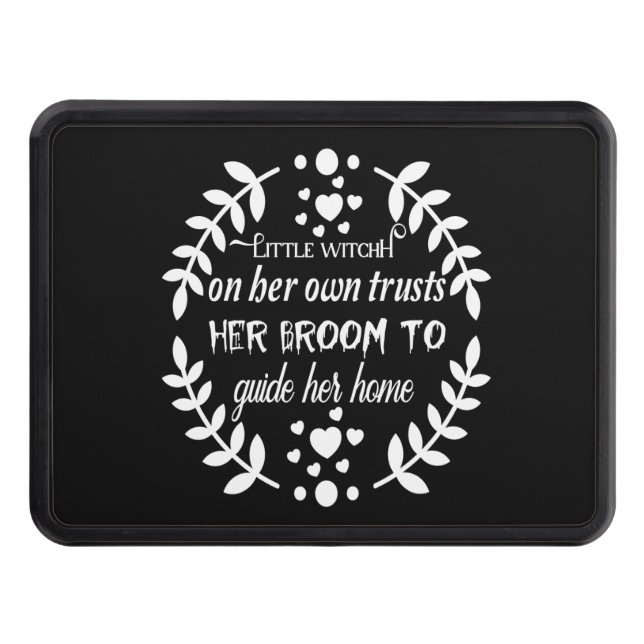 Cubierta Para Remolque La pequeña bruja por su cuenta confía en su escoba (Anverso)