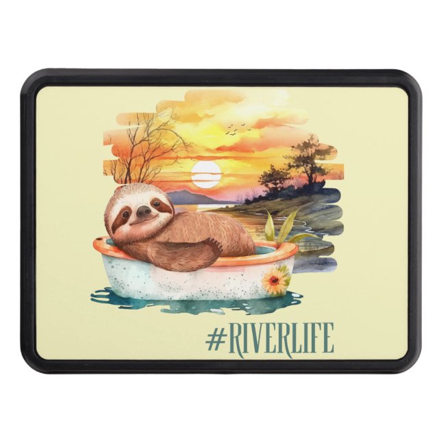 Cubierta Para Remolque La vida del río | Esmalte de corte (Anverso)