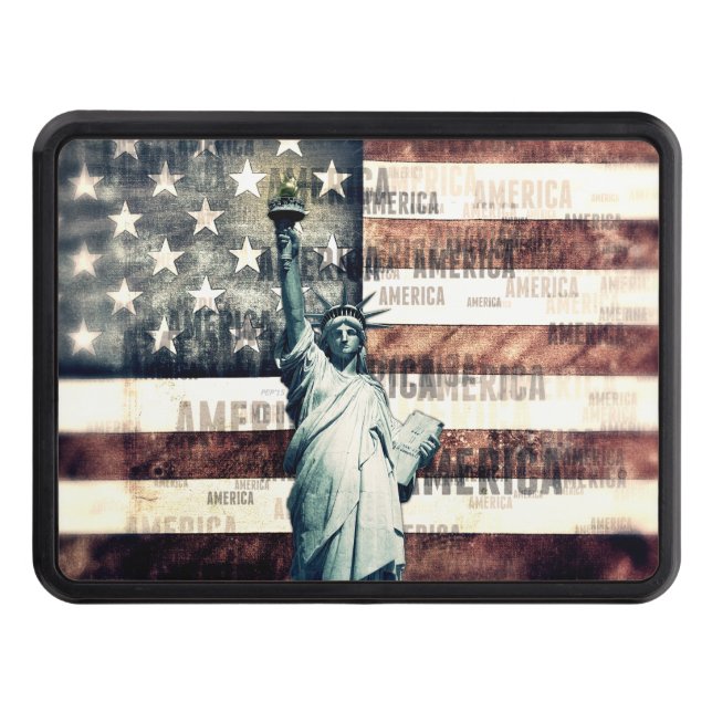 Cubierta Para Remolque La vieja libertad patriótica estadounidense (Anverso)