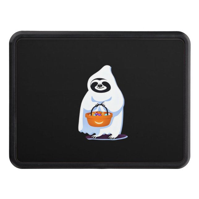 Cubierta Para Remolque Lágrima de Halloween vestida como truco fantasma o (Anverso)