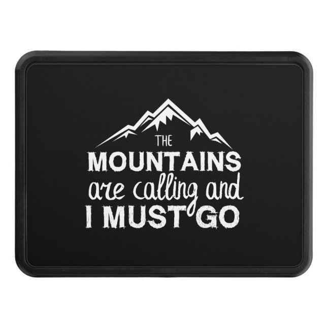 Cubierta Para Remolque Las Montañas Están Llamando Y Debo Ir (Anverso)