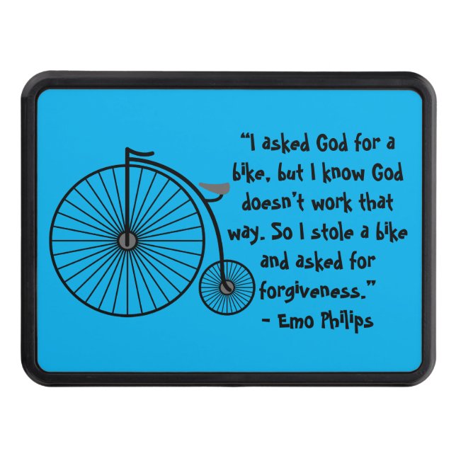 Cubierta Para Remolque Le pedí a Dios una bicicleta, pero sé que Dios no  (Anverso)