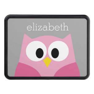 Cubierta Para Remolque Lechuza Personalizado pequeña - Nombre personaliza