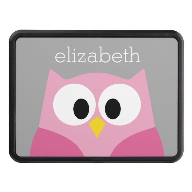 Cubierta Para Remolque Lechuza Personalizado pequeña - Nombre personaliza (Anverso)