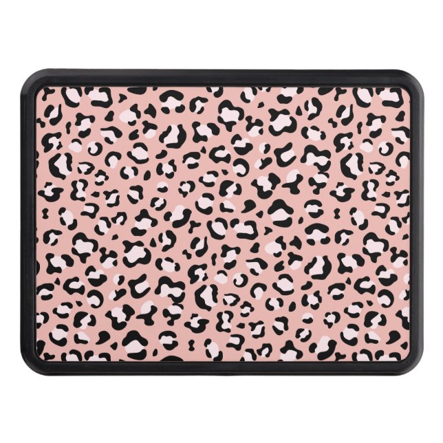 Cubierta Para Remolque Leopard Print, Leopard Spots, Pink Leopard (Anverso)
