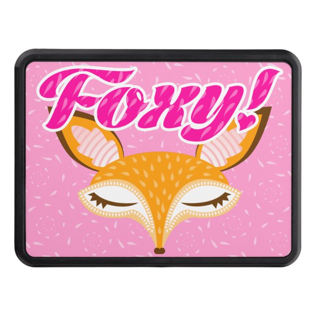 Cubierta Para Remolque Lil Foxie - "astutos rosados lindos!" Remolque de (Anverso)