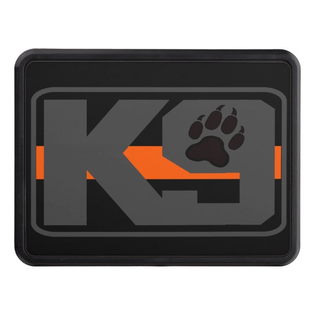 Cubierta Para Remolque Línea anaranjada fina remolque de enganche de K-9 (Anverso)