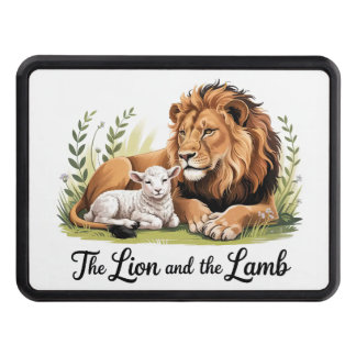Cubierta Para Remolque Lion and Lamb Hitch Cover