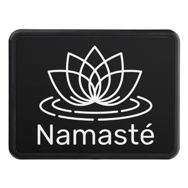 Cubierta Para Remolque Logo de la flor Namasté lotus (Anverso)