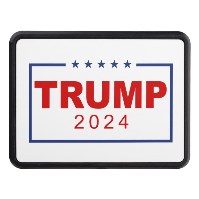 Cubierta Para Remolque Logotipo Rectangle clásico de Trump 2024 (Anverso)