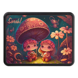 Cubierta Para Remolque Los adorables elfos juegan bajo hongos