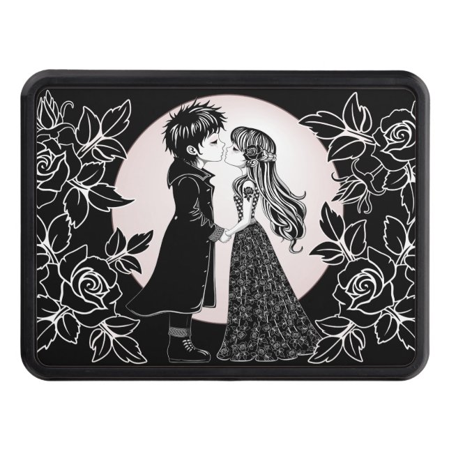 Cubierta Para Remolque Los niños góticos y góticos besan a El día de San  (Anverso)