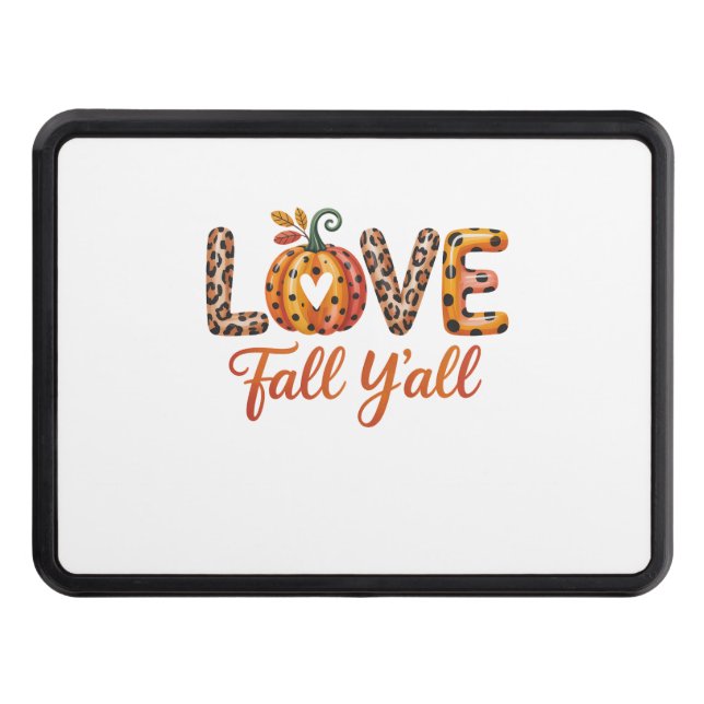 Cubierta Para Remolque Love Fall Y'all Fall (Anverso)
