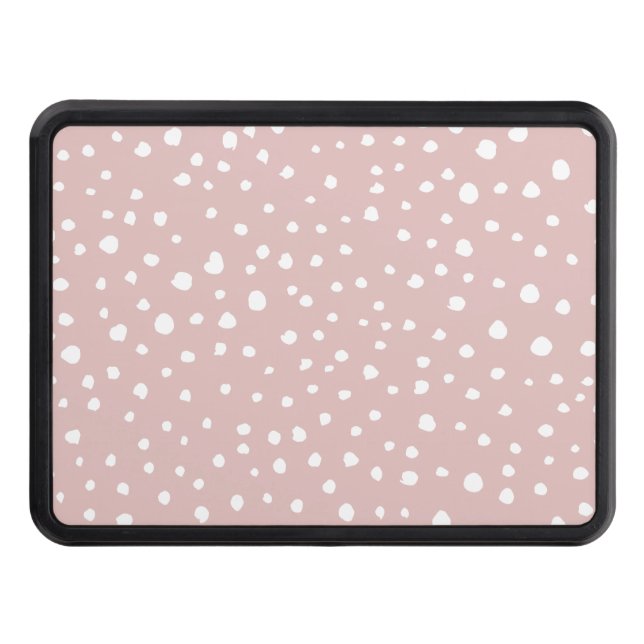 Cubierta Para Remolque Lugares dálmatas rosados, puntos dálmatas, impresi (Anverso)