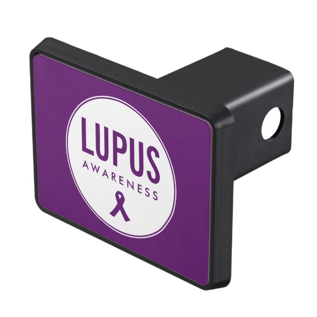Cubierta Para Remolque Lupus Awareness Ribbon Purple (Parte superior derecha)