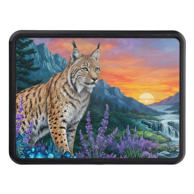 Cubierta Para Remolque Lynx al amanecer por cascada (Anverso)