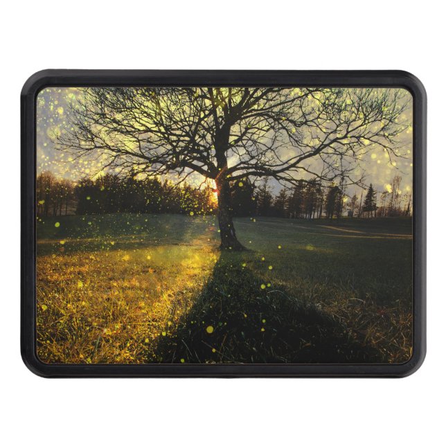 Cubierta Para Remolque Magical fireflies dreamy landscape (Anverso)