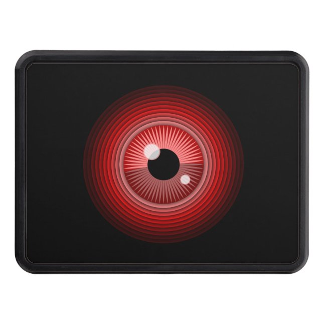 Cubierta Para Remolque Mal ojo rojo mágico del diablo (Anverso)