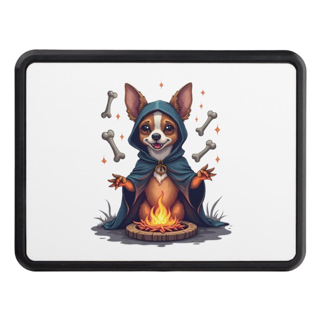 Cubierta Para Remolque Maldito perro ritual chihuahua (Anverso)