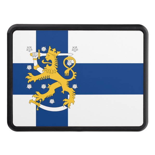 Cubierta Para Remolque Maleta de teléfono de bandera de Finlandia (Anverso)