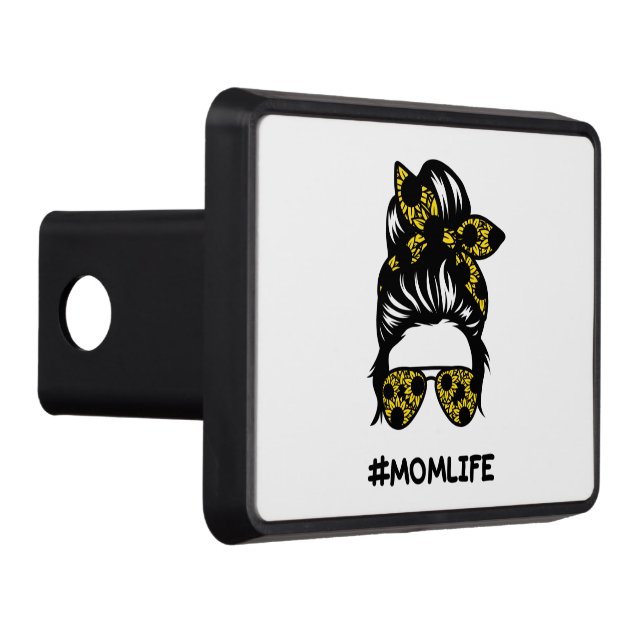 Cubierta Para Remolque Mamá #momlife sucia girasol de bollo (Derecha)