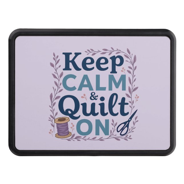 Cubierta Para Remolque Mantener la calma y la prepotencia en el diseño de (Anverso)