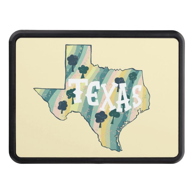 Cubierta Para Remolque Mapa ilustrado del estado de Texas (Anverso)