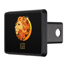 Cubierta Para Remolque Marrón y oro León zodiaco signo negro