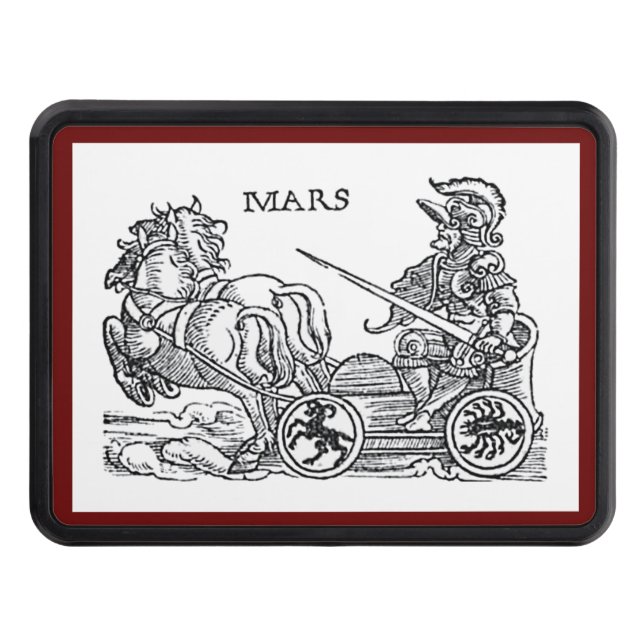 Cubierta Para Remolque Marte Ares Dios de la Guerra Greco Personalizado C (Anverso)
