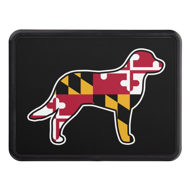 Cubierta Para Remolque Maryland Flag Dog Chesapeake Bay Retriever (Anverso)