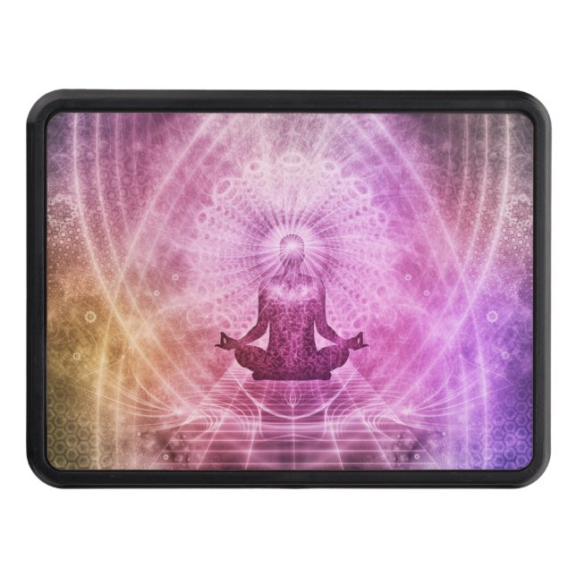 Cubierta Para Remolque Meditación espiritual del yoga Zen Colorful (Anverso)