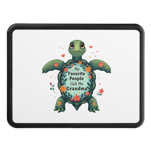 Cubierta Para Remolque Mi gente favorita me llama tortuga de la abuela -  (Anverso)