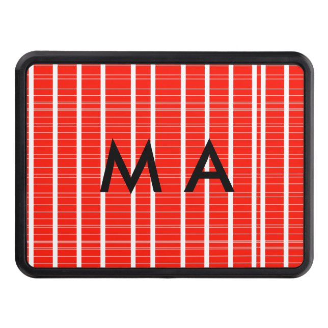 Cubierta Para Remolque Monograma simple añada su letra de nombre man mini (Anverso)