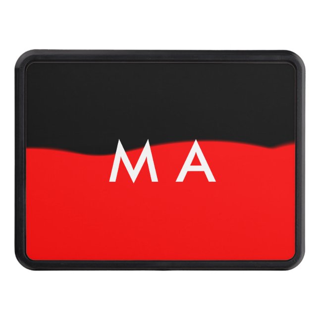 Cubierta Para Remolque Monograma simple añada su letra de nombre man mini (Anverso)