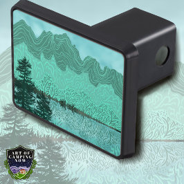 Cubierta Para Remolque Mountains and Reflective Lake