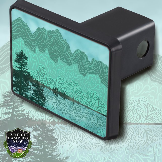 Cubierta Para Remolque Mountains and Reflective Lake (Subido por el creador)