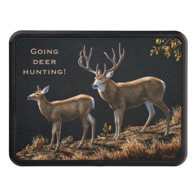 Cubierta Para Remolque Mule Deer Buck & Doe (Anverso)