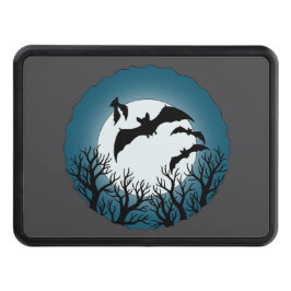 Cubierta Para Remolque Murciélagos y árboles contra la luna