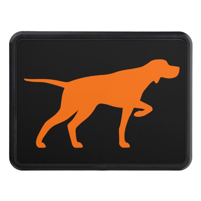 Cubierta Para Remolque Naranja de Pointer Dog Silhouette Blaze (Anverso)