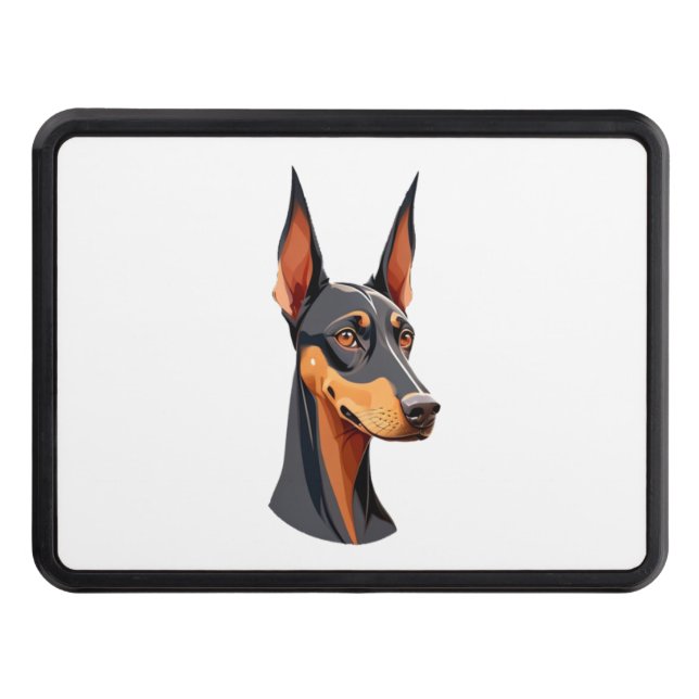 Cubierta Para Remolque Natural Ear Doberman (Anverso)