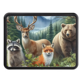 Cubierta Para Remolque Naturaleza y vida silvestre oso mapache