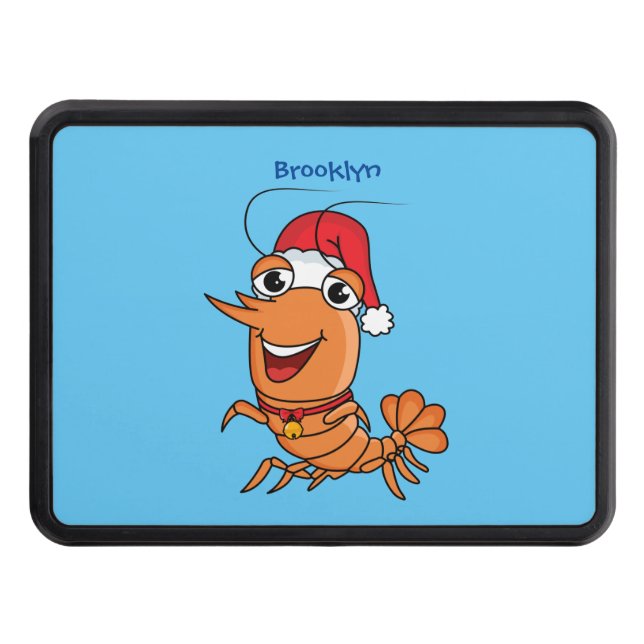 Cubierta Para Remolque Navidades alegres, camarones, personalizado ilustr (Anverso)