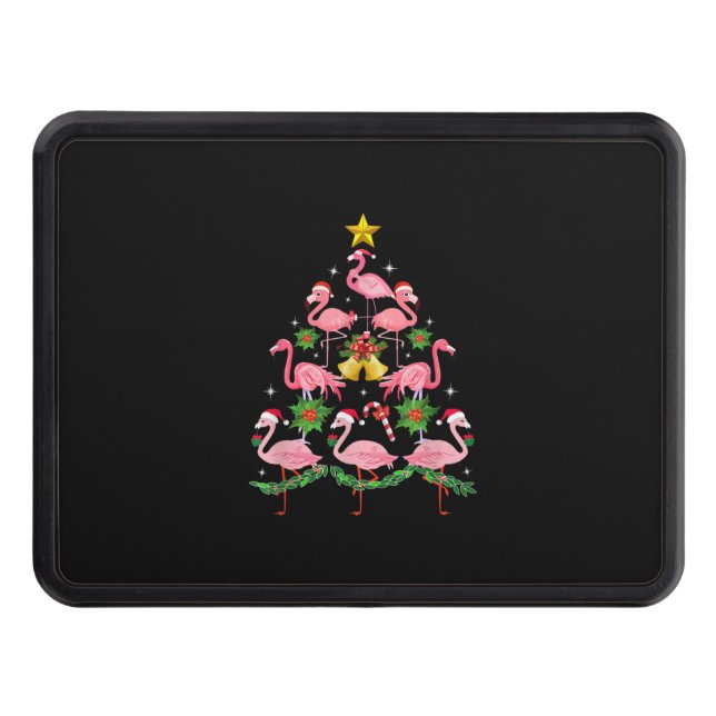 Cubierta Para Remolque Navidades - Árbol de Navidad de flamenco (Anverso)