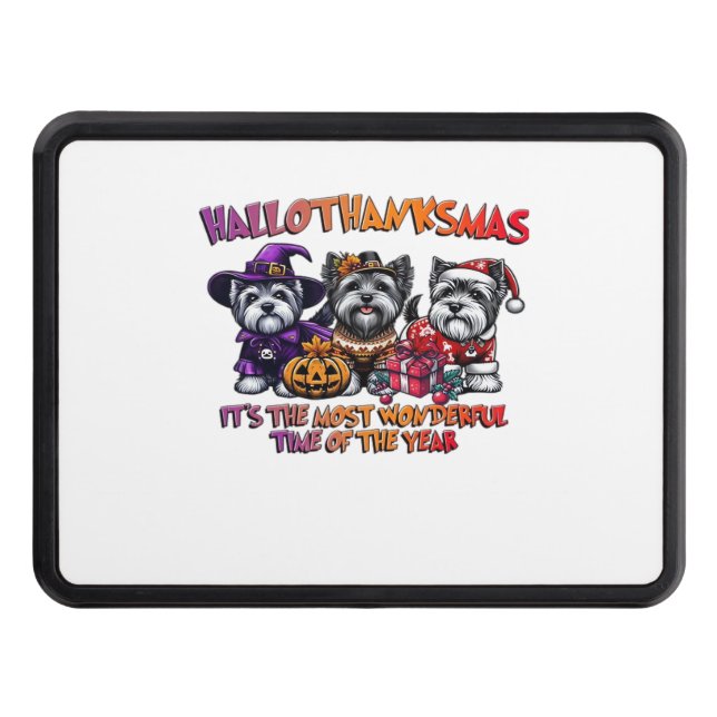 Cubierta Para Remolque Navidades del Día de Acción de Gracias de Skye Ter (Anverso)