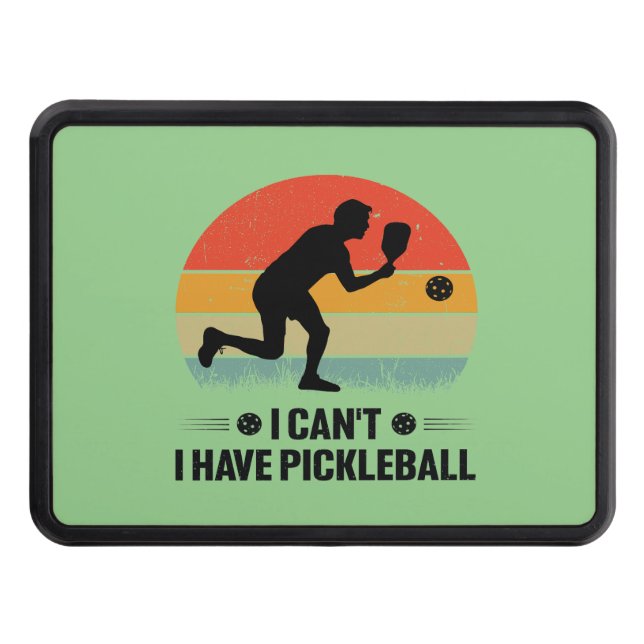 Cubierta Para Remolque No puedo tener pickleball, Pickleball Lover (Anverso)