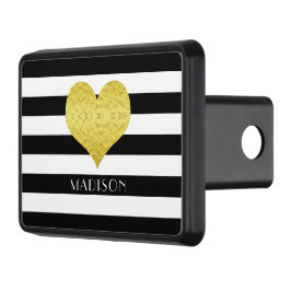 Cubierta Para Remolque Nombre del patrón de rayas negras modernas