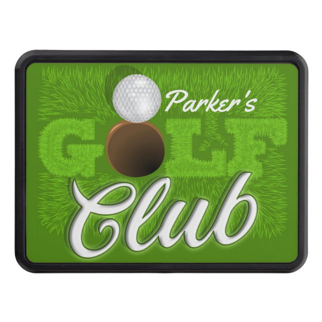 Cubierta Para Remolque NOMBRE Personalizado Golf Green Golf Course Club (Anverso)
