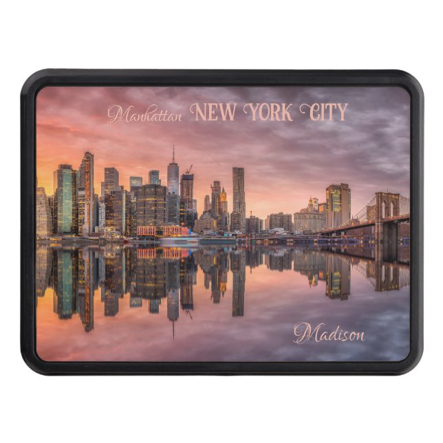 Cubierta Para Remolque Nombre personalizado Skyline New York City (Anverso)