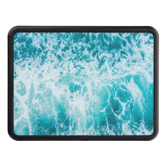 Cubierta Para Remolque Olas tropicales del océano azul (Anverso)